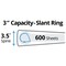 Avery Durable 3 Ring Binder, 3" Slant Rings, 1 Black Binder (27650)